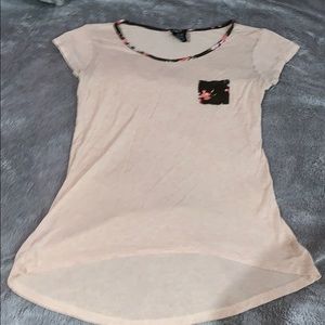 See through soft long shirt